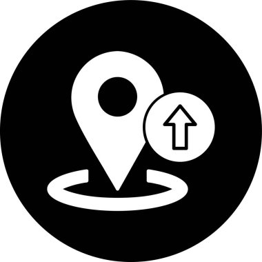 Upload icon, vector illustration simple design