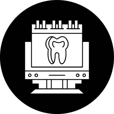 Çevrimiçi atama simgesi, vektör illüstrasyonu basit tasarım