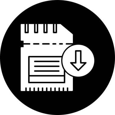 Upload icon, vector illustration simple design