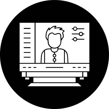 Simge alınıyor, vektör illüstrasyonu basit tasarım