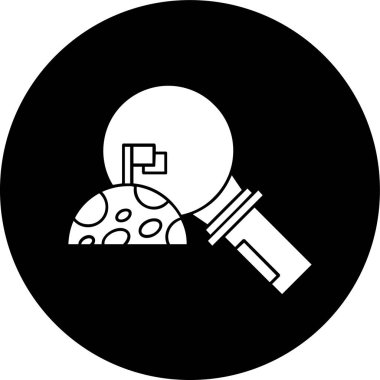 Goal icon, vector illustration simple design