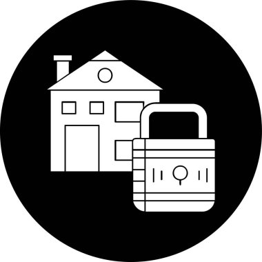 Ev simgesi, vektör illüstrasyonu basit tasarım