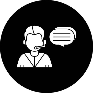 destek simgesi, vektör illüstrasyonu basit tasarım