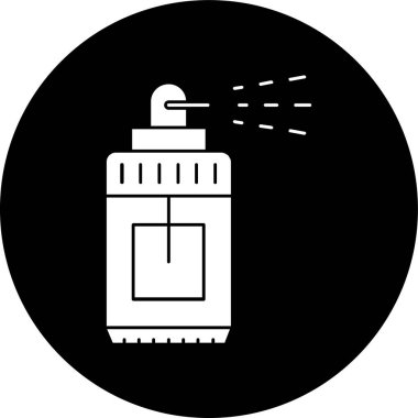 Parfüm simgesi, vektör illüstrasyonu basit tasarım