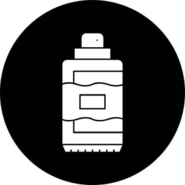 Traş simgesinden sonra, vektör illüstrasyonu basit tasarım