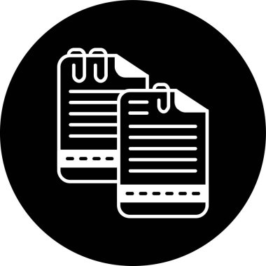 Paper Clip icon, vector illustration simple design