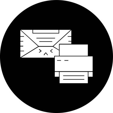 Yazdırma simgesi, vektör illüstrasyonu basit tasarım