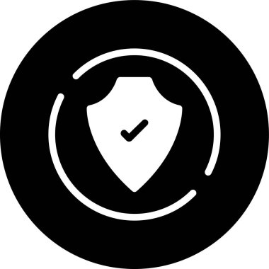 kalkan simgesi, vektör illüstrasyonu basit tasarım