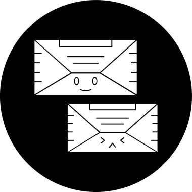 E- posta simgesi, vektör illüstrasyonu basit tasarım