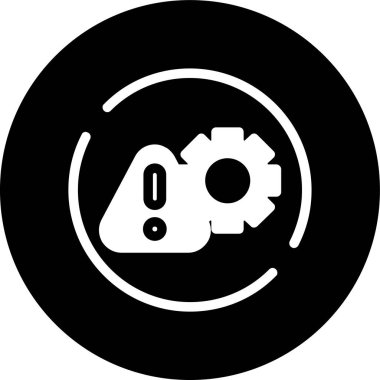 Hata simgesi ayarlanıyor, vektör illüstrasyonu basit tasarım