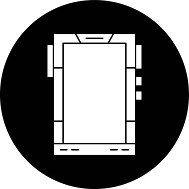 mobil simge, vektör illüstrasyonu basit tasarım