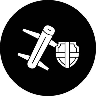 Seyahat Sigortası simgesi, vektör illüstrasyonu basit tasarım