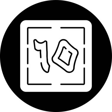 Sittun simgesi, vektör illüstrasyonu basit tasarım