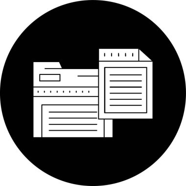 dizin simgesi, vektör illüstrasyonu basit tasarım