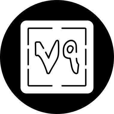 Tis 'a wa Sittun simgesi, vektör çizimi basit tasarım