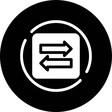 Simge değişimi, vektör illüstrasyonu basit tasarım