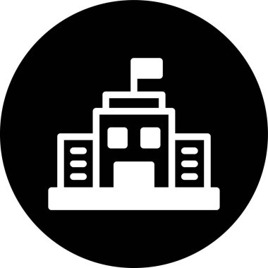 hükümet simgesi, vektör illüstrasyonu basit tasarım