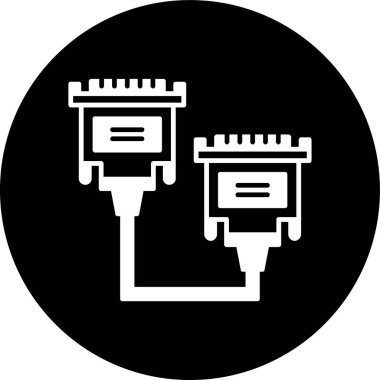 VGA simgesi, vektör illüstrasyonu basit tasarım