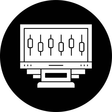 eşitleyici simgesi, vektör illüstrasyonu basit tasarım