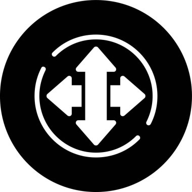 ok simgesi, vektör illüstrasyonu basit tasarım