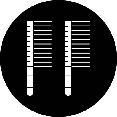 tarak simgesi, vektör illüstrasyonu basit tasarım