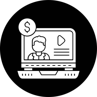 dizüstü bilgisayar simgesi, vektör illüstrasyonu basit tasarım