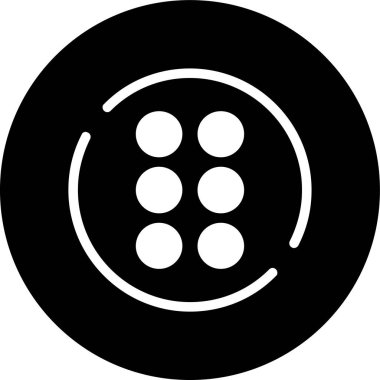 Kavrama noktaları simgesi, vektör illüstrasyonu basit tasarım