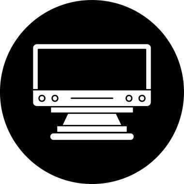 bilgisayar simgesi, vektör illüstrasyonu basit tasarım