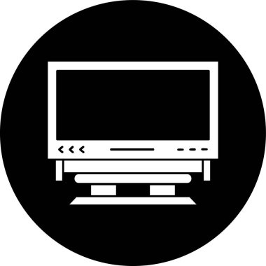 bilgisayar simgesi, vektör illüstrasyonu basit tasarım