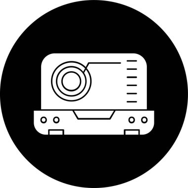 gezegen simgesi, vektör illüstrasyonu basit tasarım