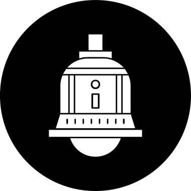 Notification icon, vector illustration simple design