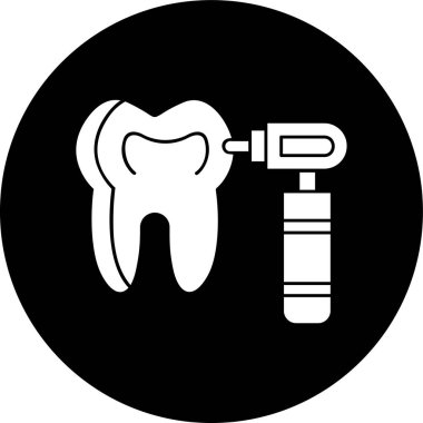 matkap simgesi, vektör illüstrasyonu basit tasarım