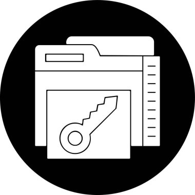 dizin simgesi, vektör illüstrasyonu basit tasarım