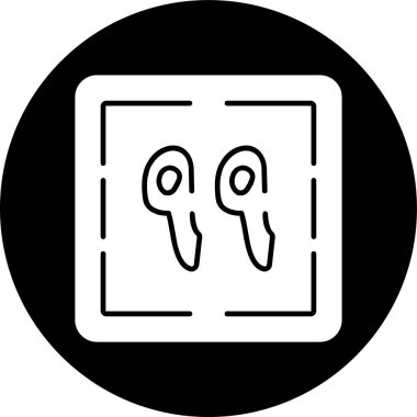 Tis 'a wa Tis' un simgesi, vektör çizimi basit tasarım