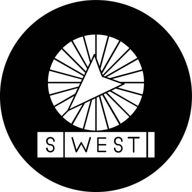 Batı simgesi, vektör illüstrasyonu basit tasarım