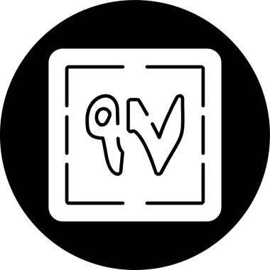 Sab 'a wa Tis' un simgesi, vektör çizimi basit tasarım