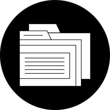 Dizin simgesi, vektör illüstrasyonu basit tasarım