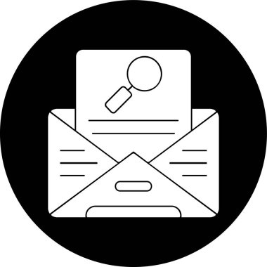 e- posta simgesi, vektör illüstrasyonu basit tasarım