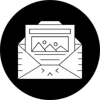 Resim simgesi, vektör illüstrasyonu basit tasarım