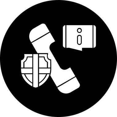 İletişim Bilgileri simgesi, vektör illüstrasyonu basit tasarım