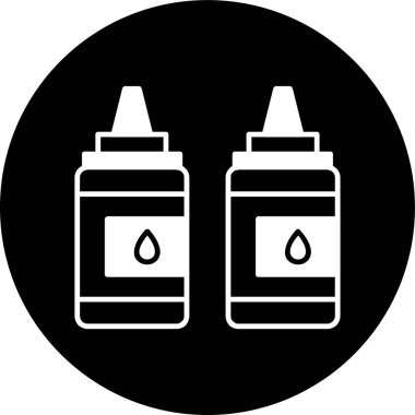 Sıvı Yapıştırıcı simgesi, vektör çizimi basit tasarım
