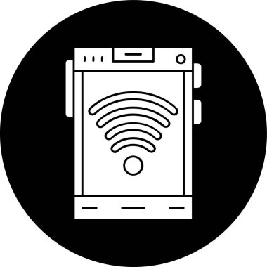 wifi simgesi, vektör illüstrasyonu basit tasarım