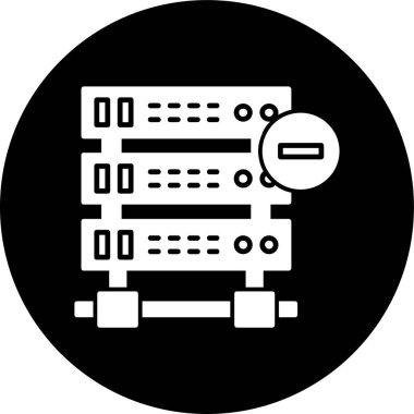 Veri simgesi, vektör illüstrasyonu basit tasarım