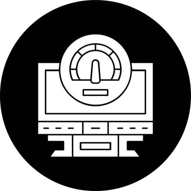 performans simgesi, vektör illüstrasyonu basit tasarım