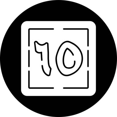 Khamsa wa Sittun simgesi, vektör illüstrasyonu basit tasarım