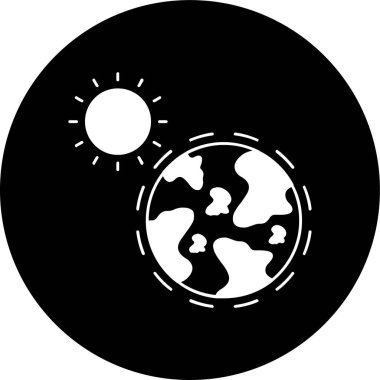 Atmosfer simgesi, vektör illüstrasyonu basit tasarım