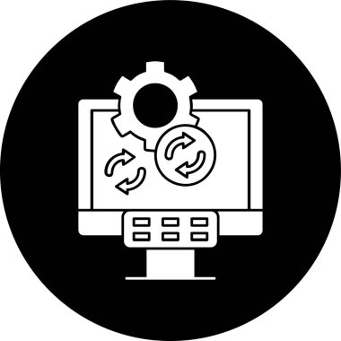 Hesap Kurtarma simgesi, vektör çizimi basit tasarım