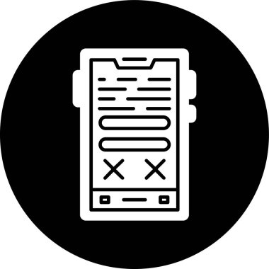 vector illustration of modern tablet icon