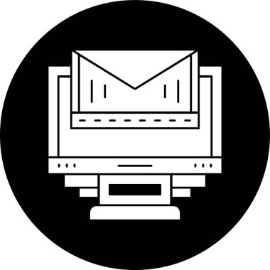 e- posta simgesi simgesine sahip bilgisayar