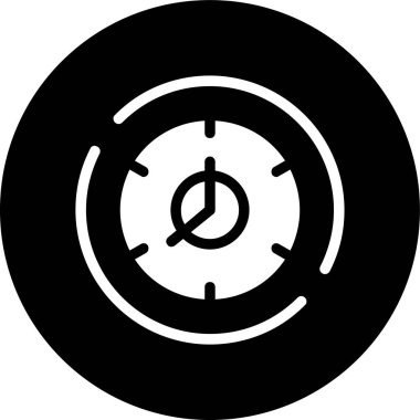 Pusula. Web simgesi basit illüstrasyon